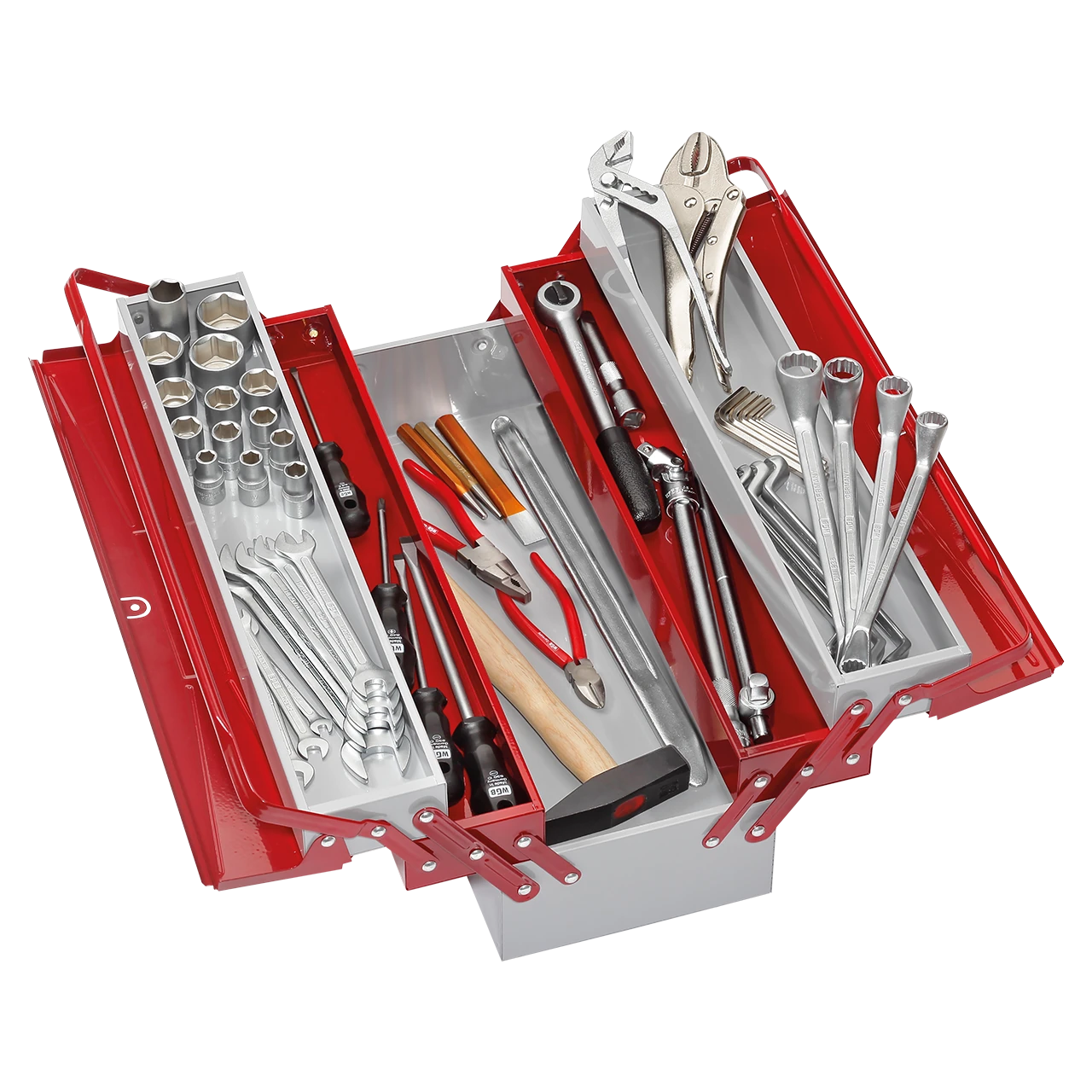 Werkzeugkasten bestückt